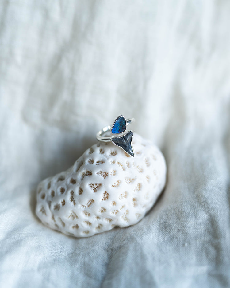 opal wrap ring size 7