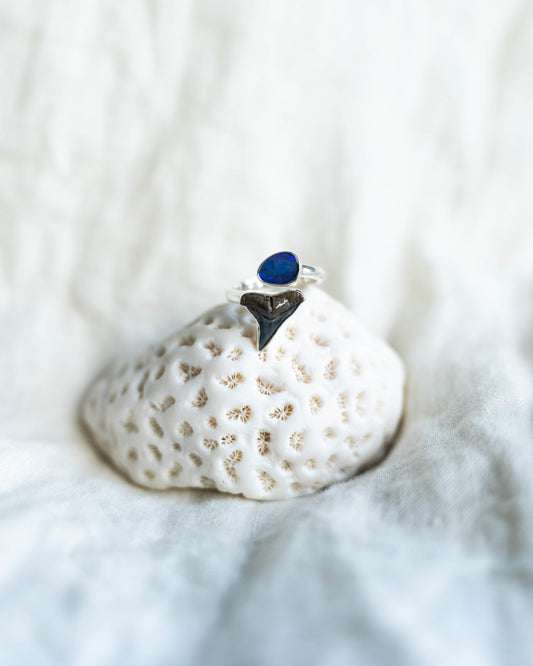 opal wrap ring size 8