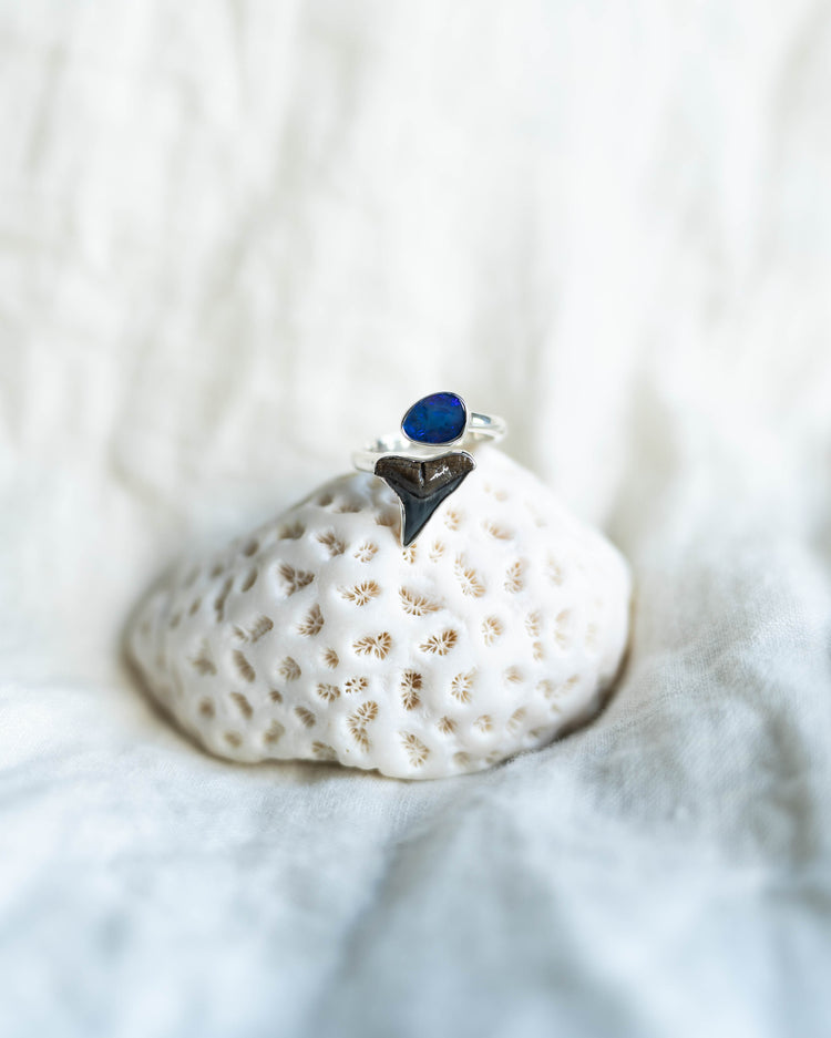 opal wrap ring size 8