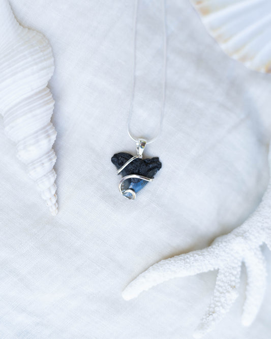 fossil swirl necklace