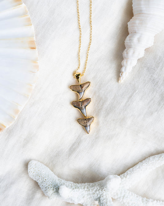 gold descent necklace