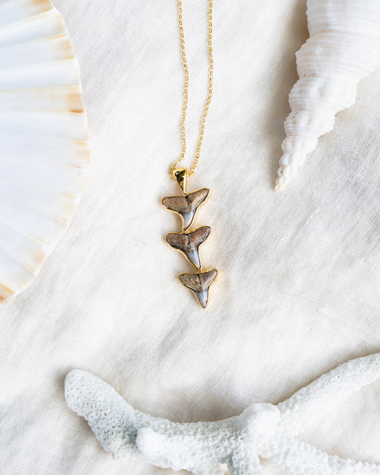 gold descent necklace