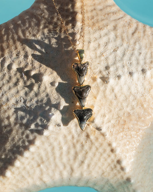 gold descent necklace