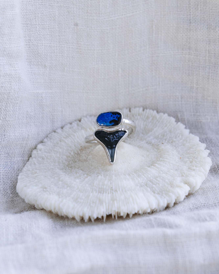 opal wrap ring size 7