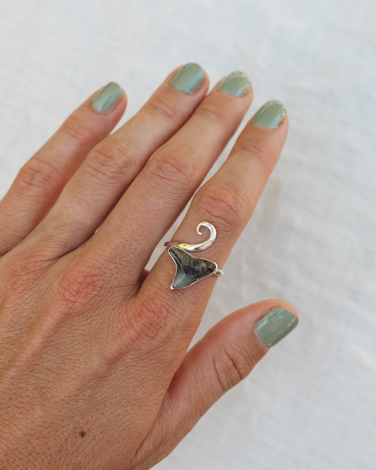 swirl wrap ring size 8