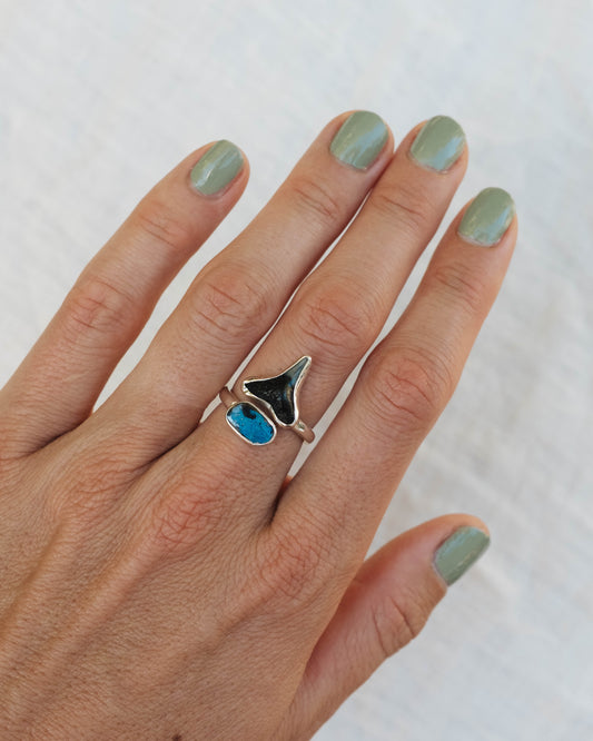 opal wrap ring size 7