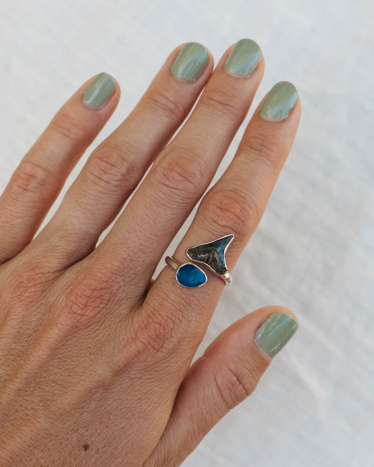 opal wrap ring size 8
