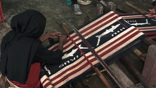 thresher shark handwoven traditional tenun