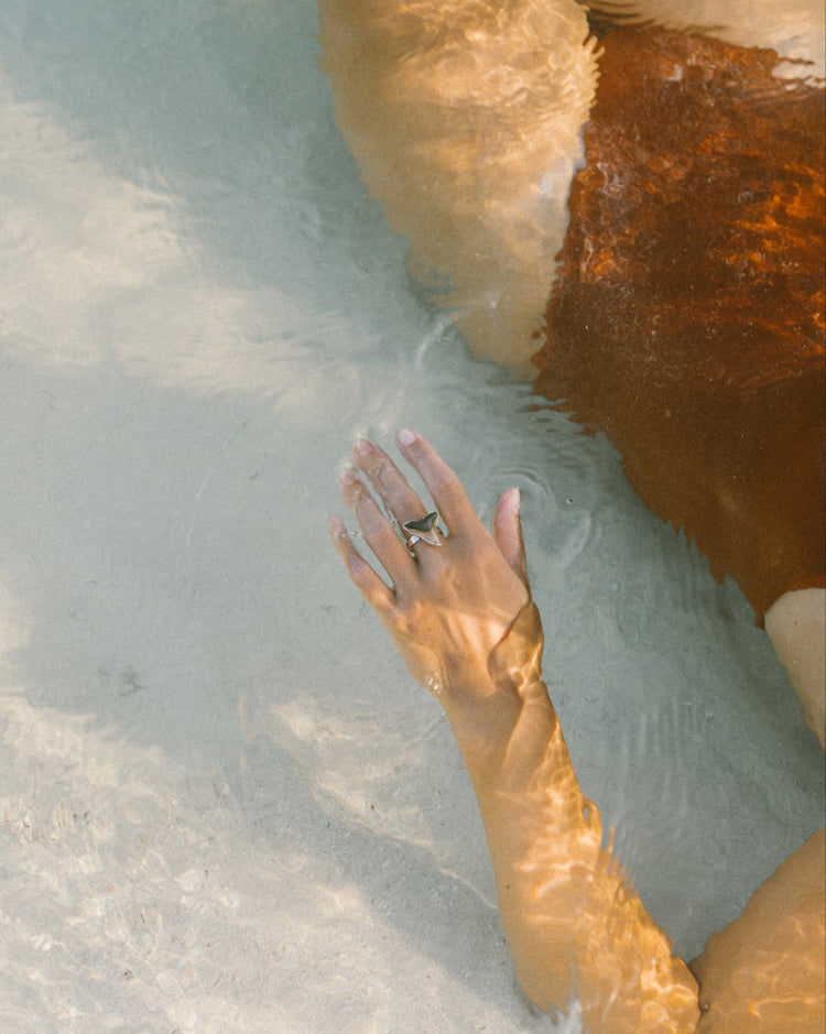 found at sea fossil ring size 6