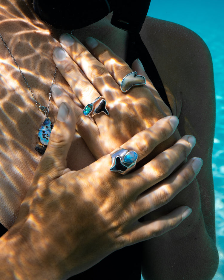 opal block ring size 7