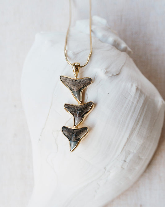 gold descent necklace