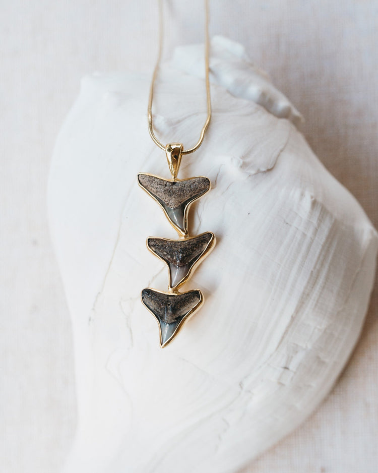 gold descent necklace