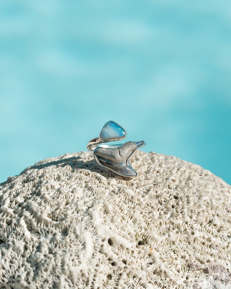 opal wrap ring size 8