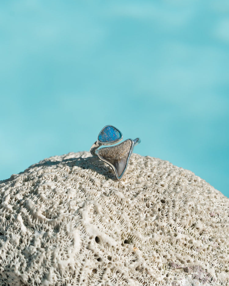 opal wrap ring size 7