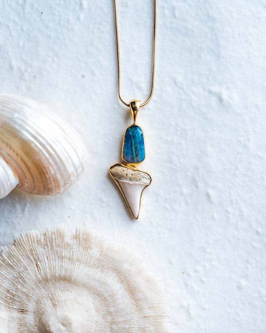 gold opal galaxy bezel necklace