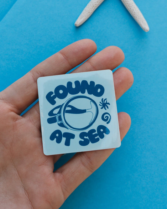 scuba found at sea sticker