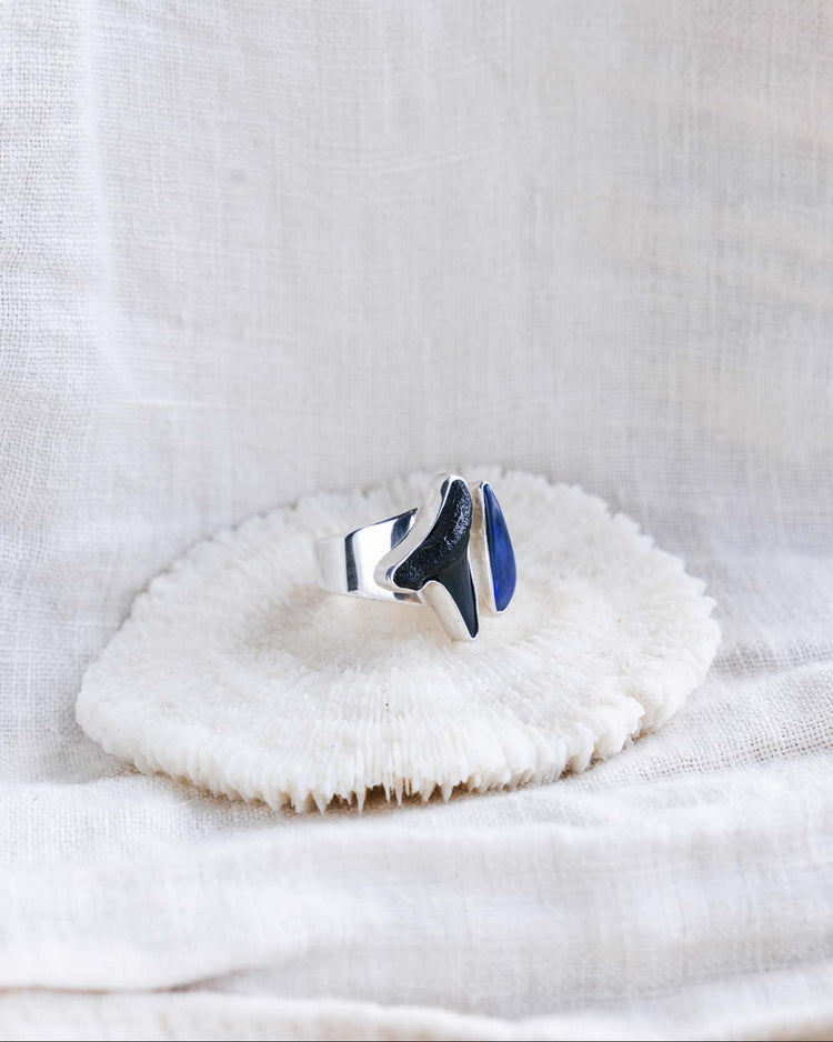 opal clasp ring size 8