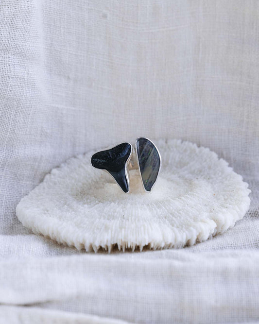 opal clasp ring size 7.5