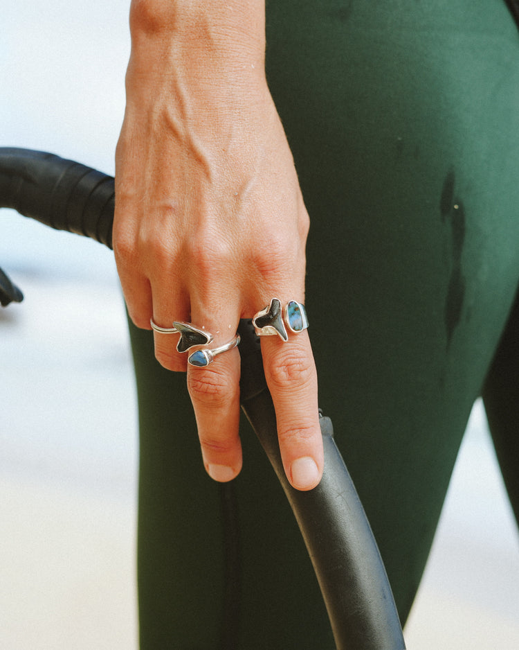 opal clasp ring size 8