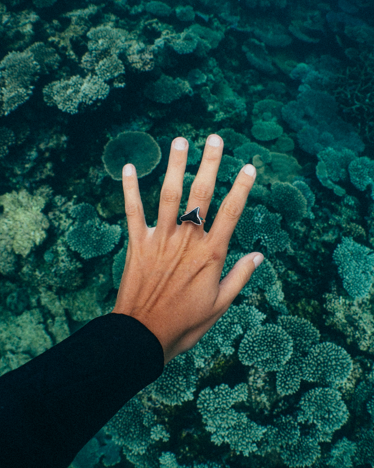 Found At Sea Fossil Ring size 9