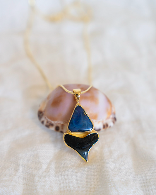 Gold Opal Galaxy Necklace