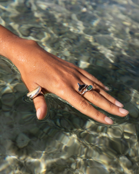 gold opal wrap ring size 8