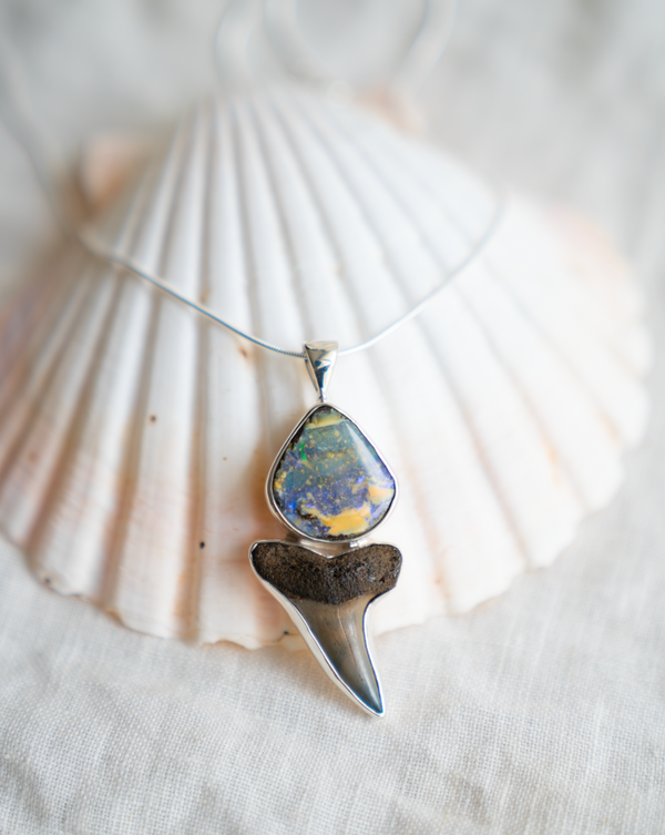 Statement Opal Galaxy Necklace